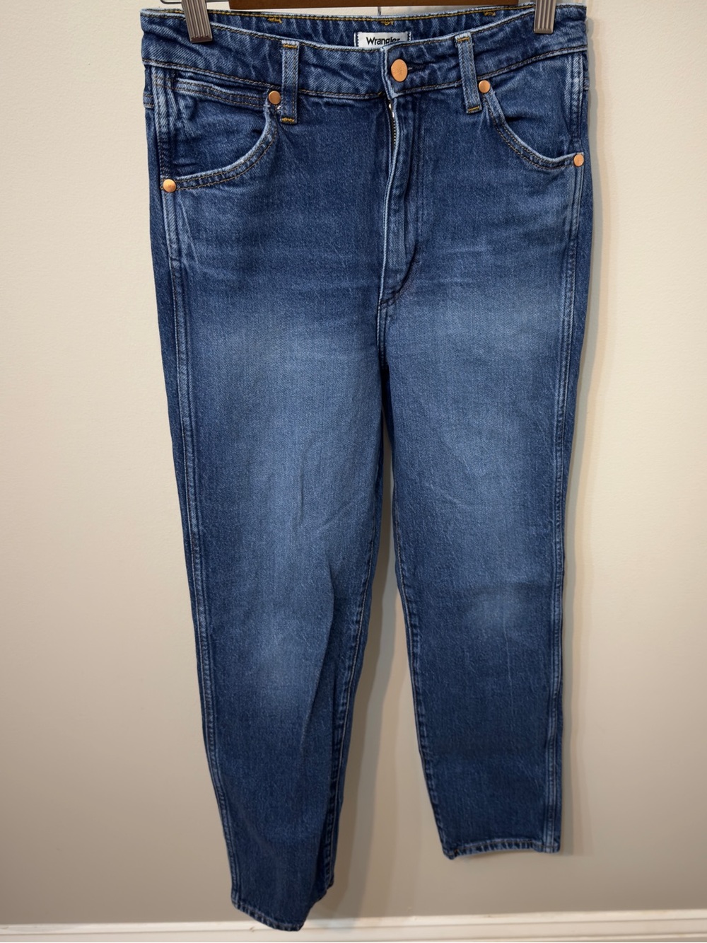 Wrangler Hi-Rise Slim Denim Walker Jeans
